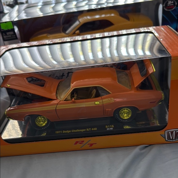 Orange Dodge Challenger SRT Hellcat Die-Cast Model - Picture 6 of 8